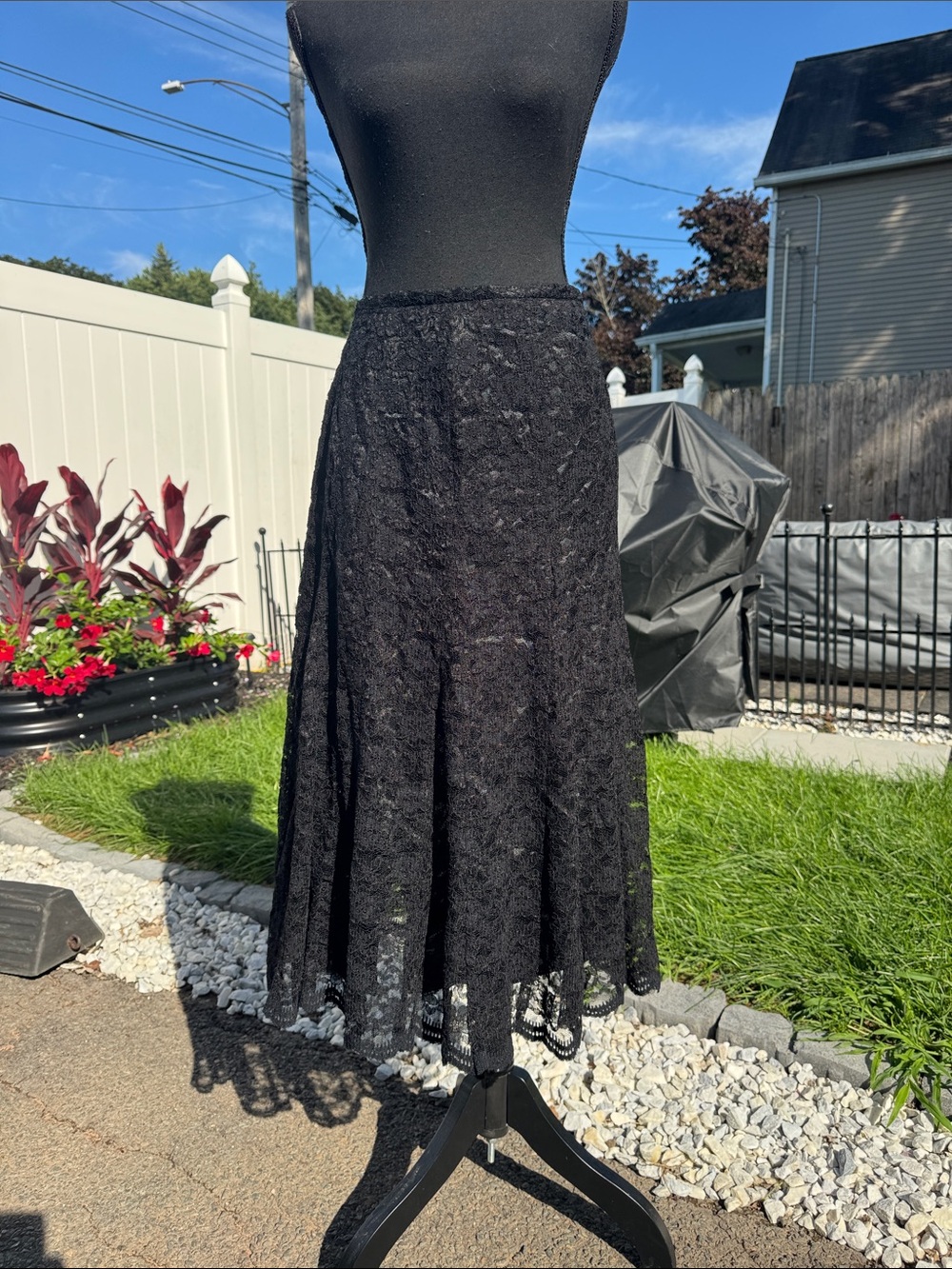 Style & Co. Lace black skirt 8p